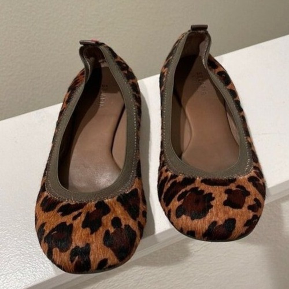 Selaria Richards Pony Hair Animal Print Flats Size‎ 7